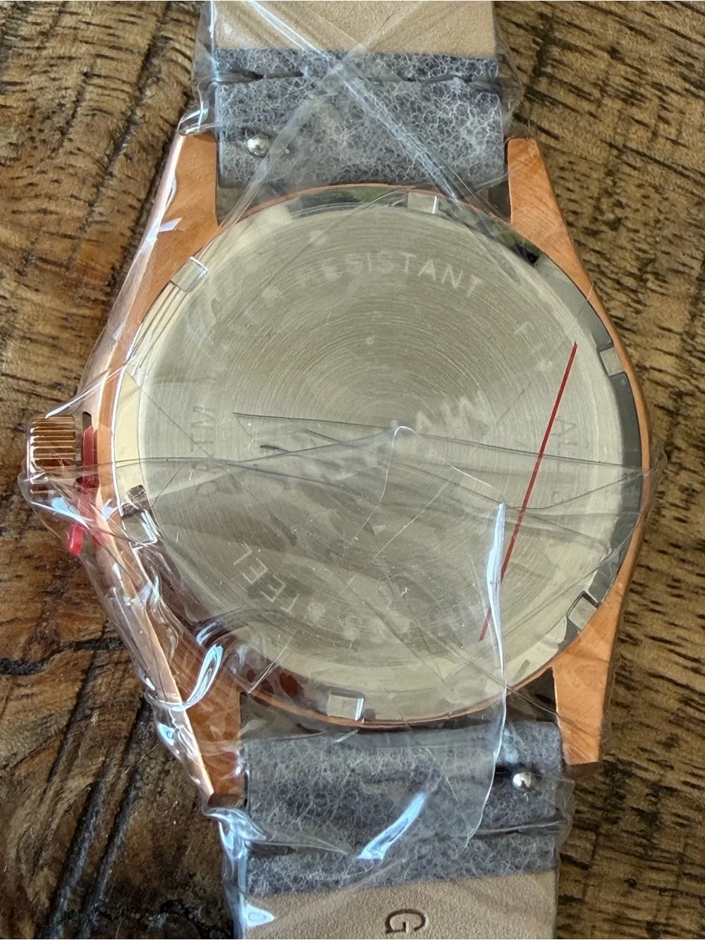 NEW MVMT Rose Gold Watch w/ Grey Leather Strap + Box & Papers